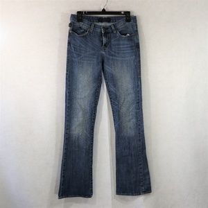 Rock & Republic Embroidered Boot Cut Jeans Size 8